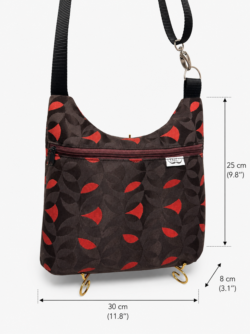 Southwestern Crossbody Bag – Handmade Canvas Everyday Bag