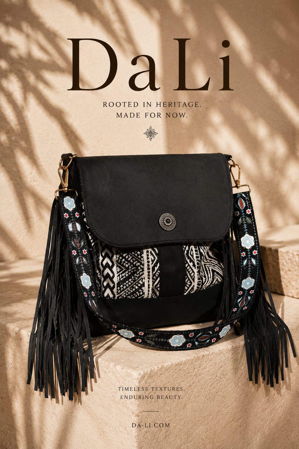 DaLi Western Fringe Crossbody Bag