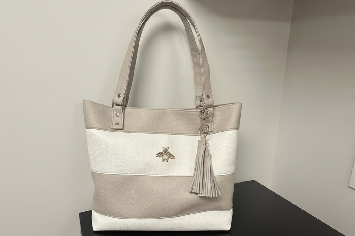 Elegant Two-Tone Bag
