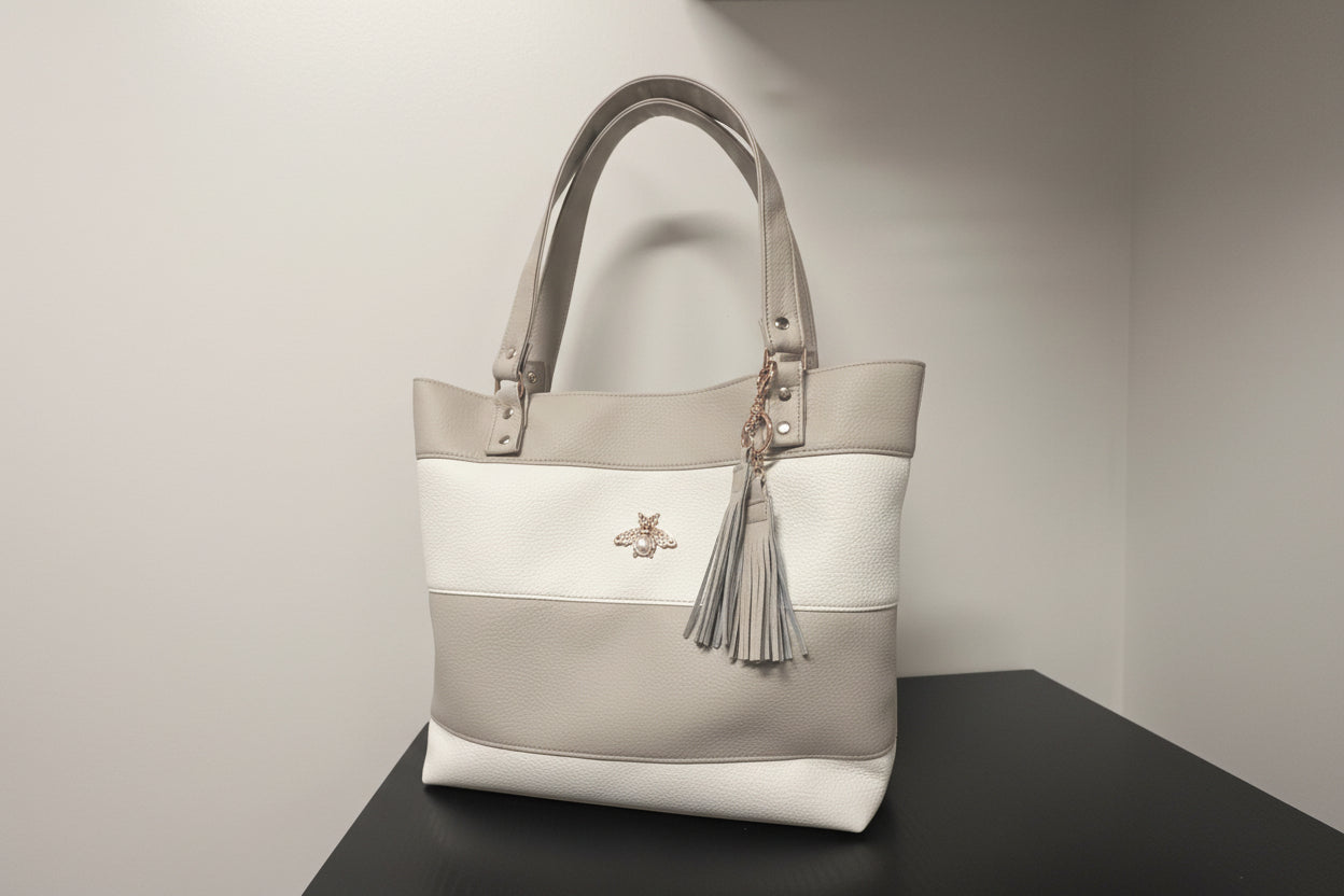 Elegant Two-Tone Bag