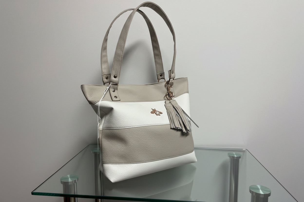 Elegant Two-Tone Bag