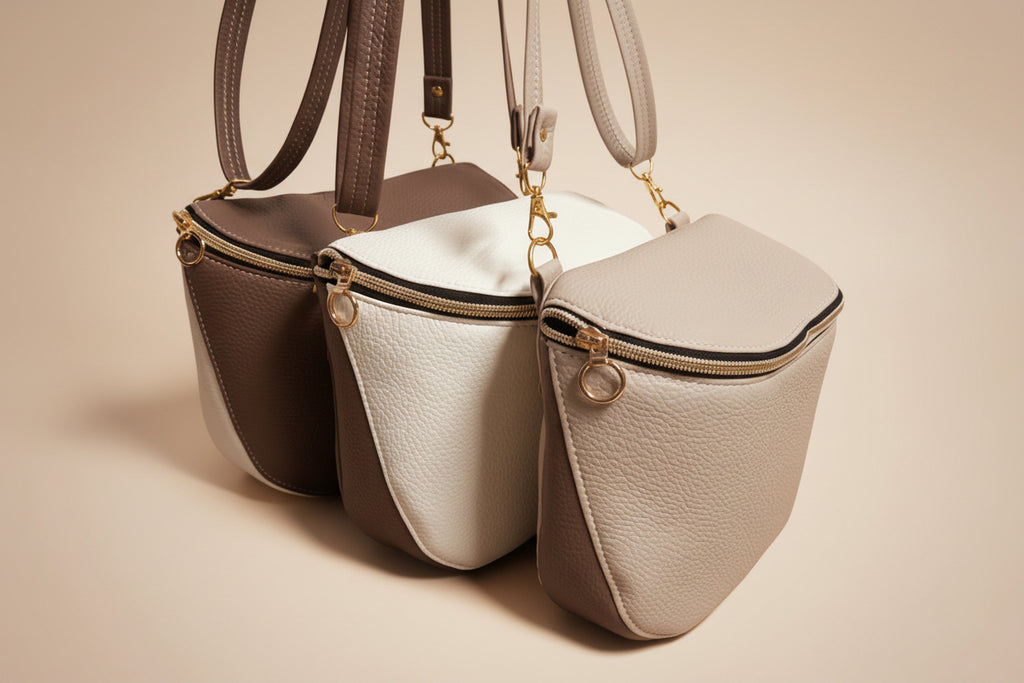 Crossbody Faux Leather Bag with Matching Wallet