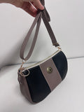 Faux Leather Crossbody Bag – Compact Everyday Shoulder Bag with Adjustable Strap