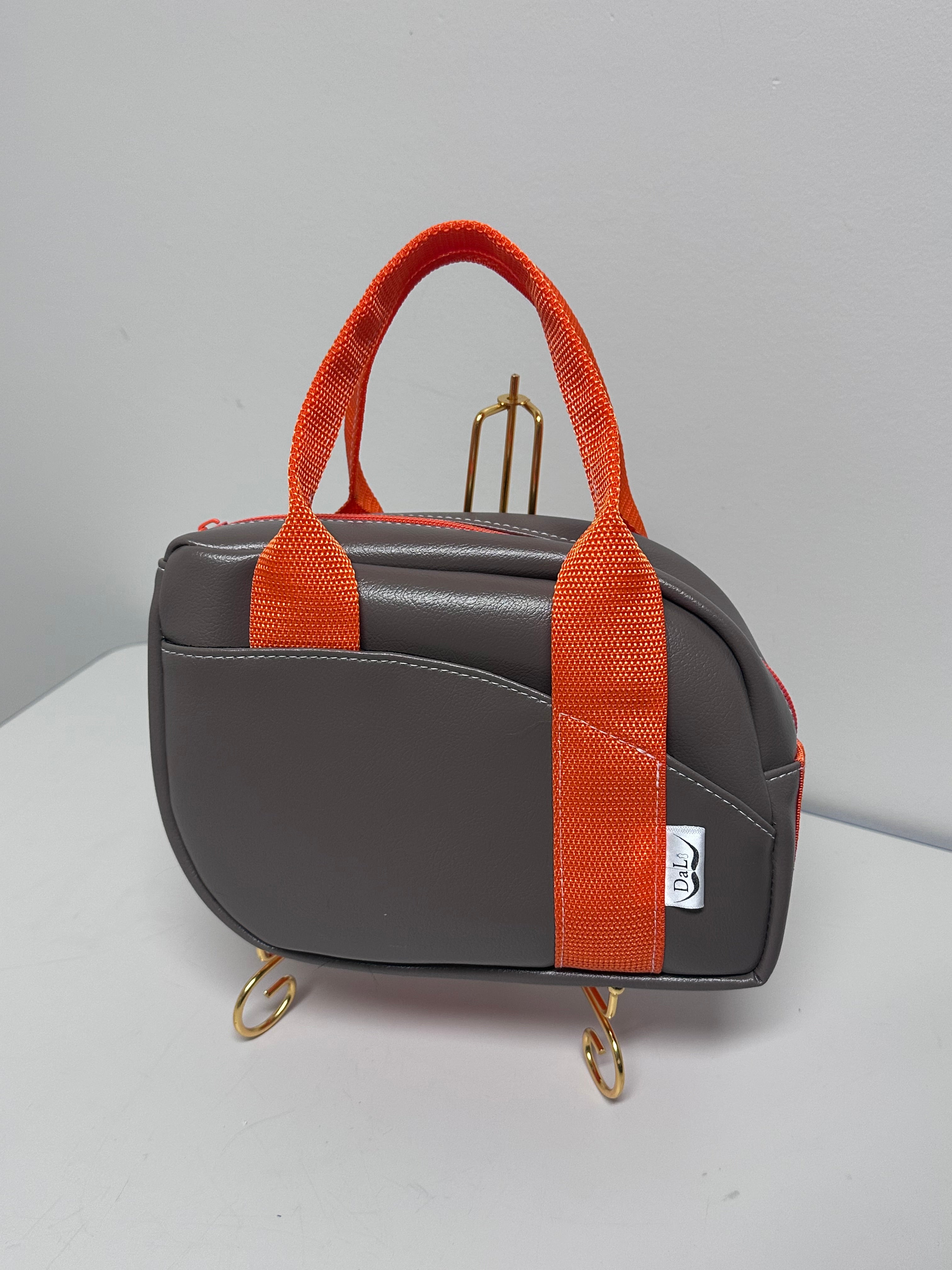 Handmade Faux Leather Mini Handbag – Top Handle Purse (7 Colors)