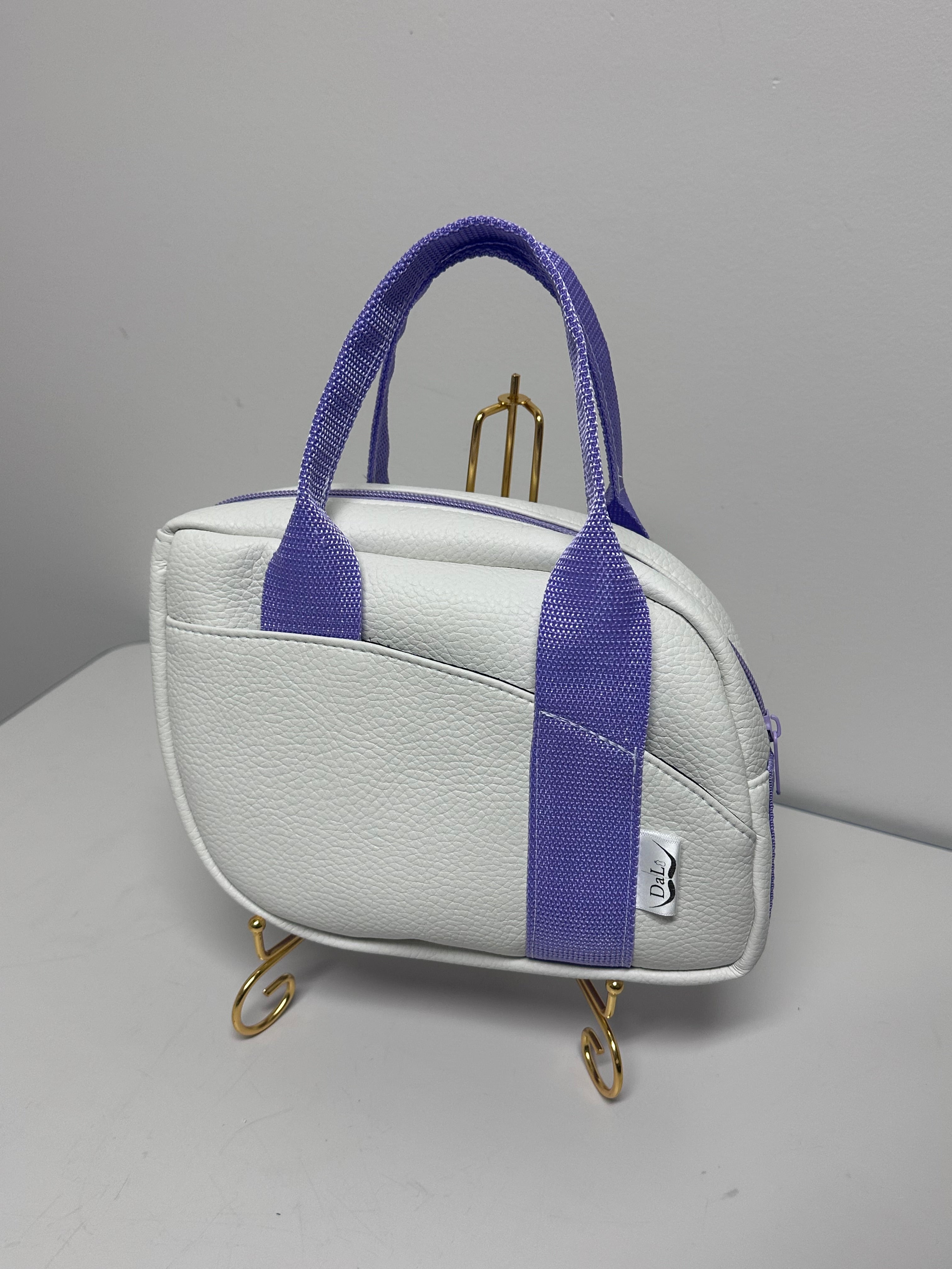 Handmade Faux Leather Mini Handbag – Top Handle Purse (7 Colors)