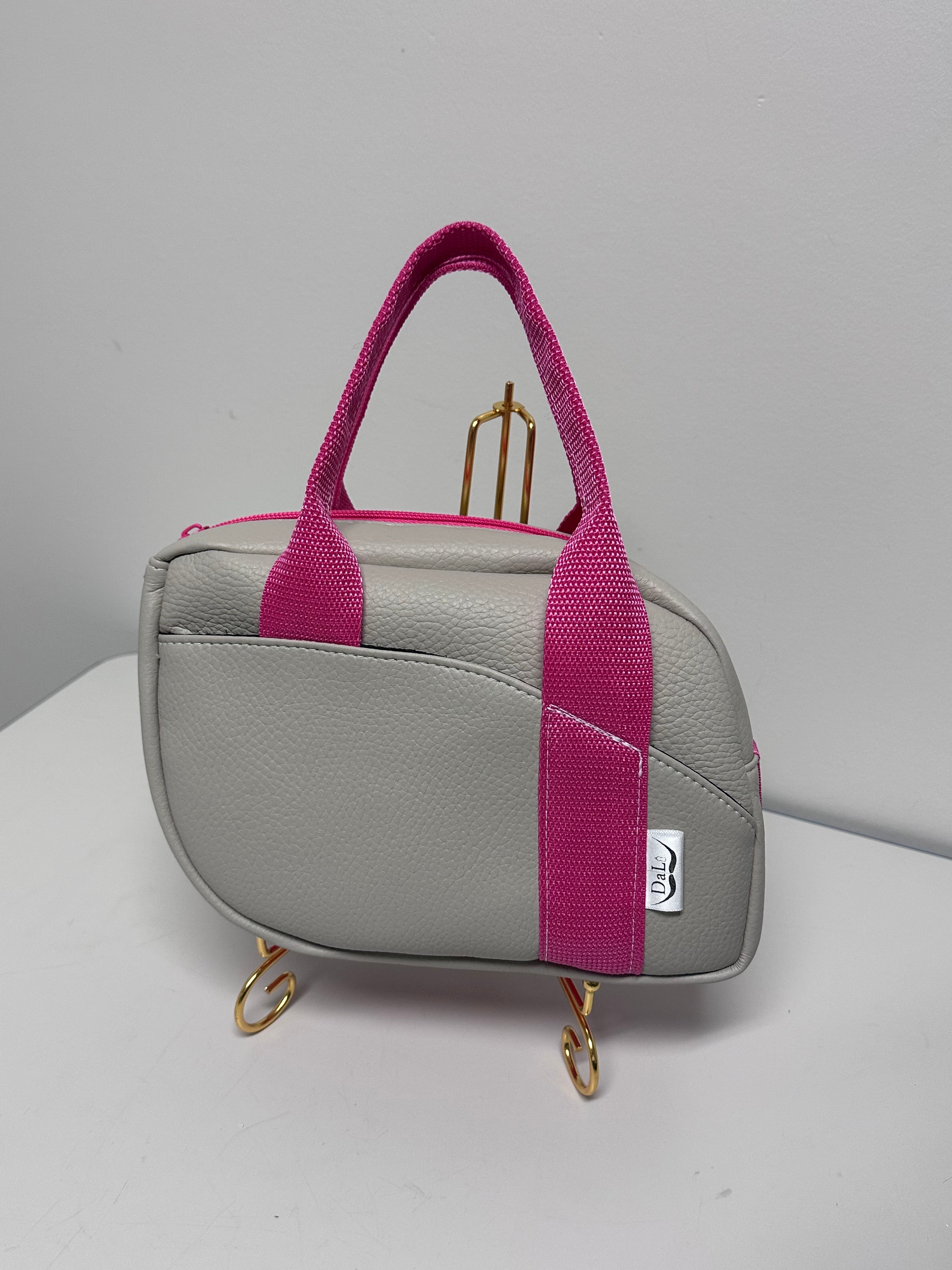 Handmade Faux Leather Mini Handbag – Top Handle Purse (7 Colors)