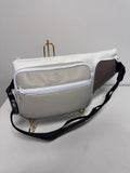 Faux Leather Waist Bag – Multi Pocket Everyday Hands Free Bag