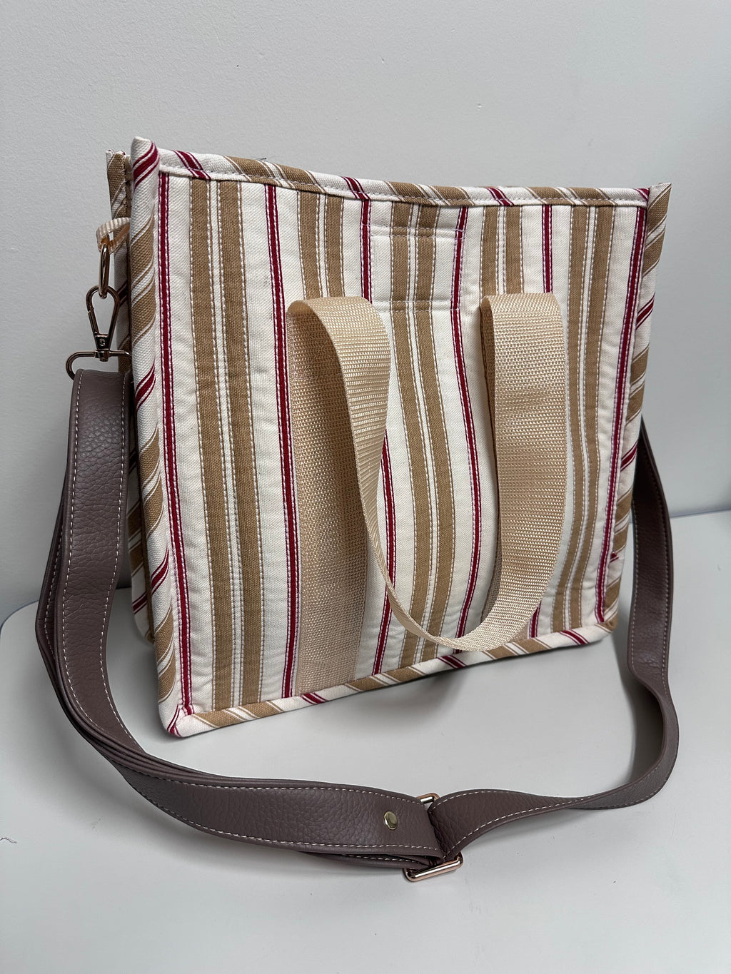 Handmade Quilted Tote Bag One of a Kind Everyday Bag