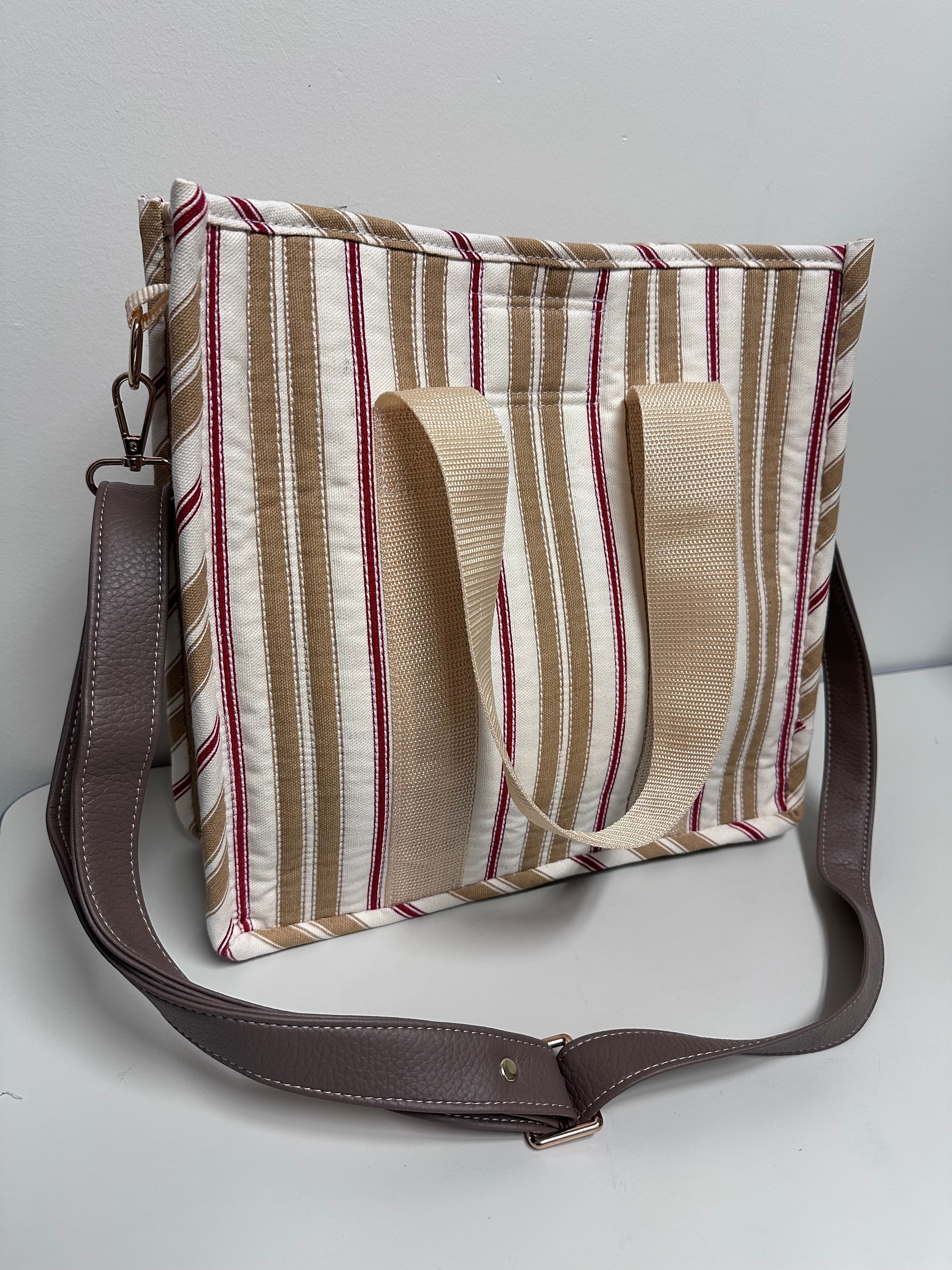 Handmade Quilted Tote Bag One of a Kind Everyday Bag