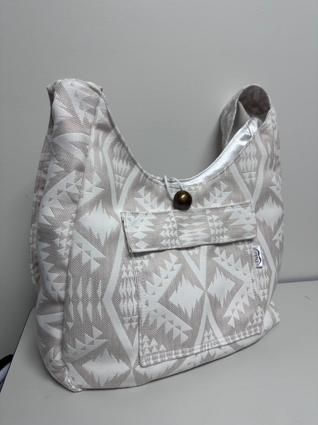 Boho Shoulder Bag – Handmade Fabric Tote