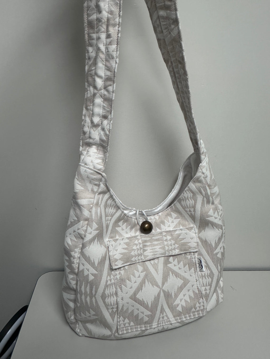 Boho Shoulder Bag – Handmade Fabric Tote