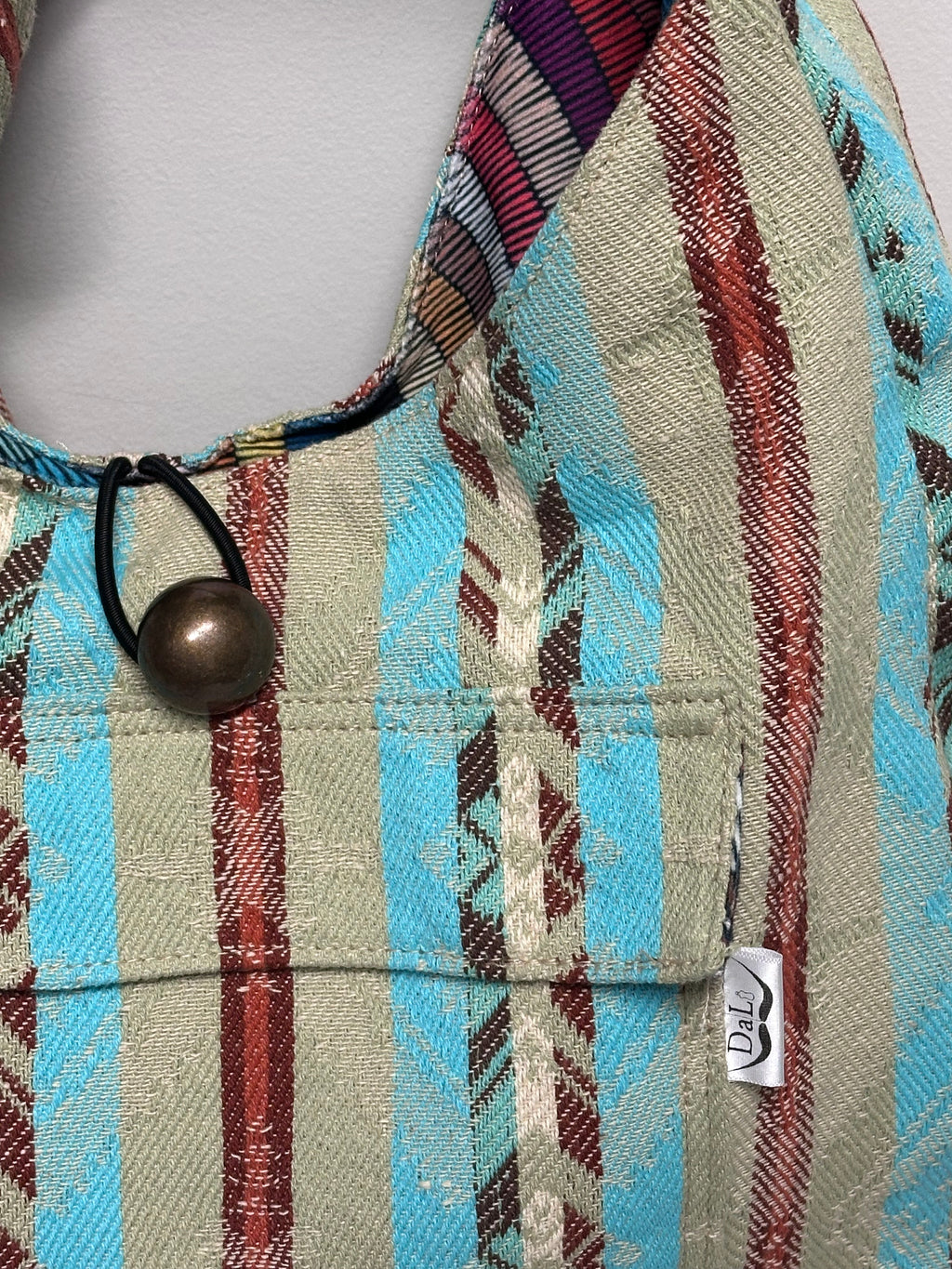 Boho Shoulder Bag – Handmade Fabric Tote