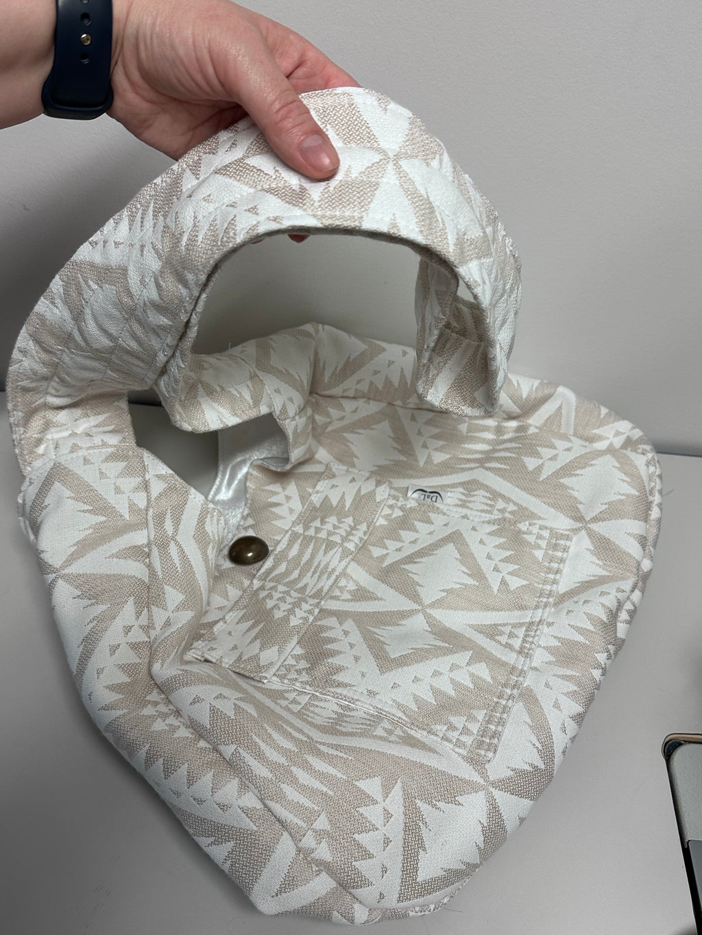 Boho Shoulder Bag – Handmade Fabric Tote
