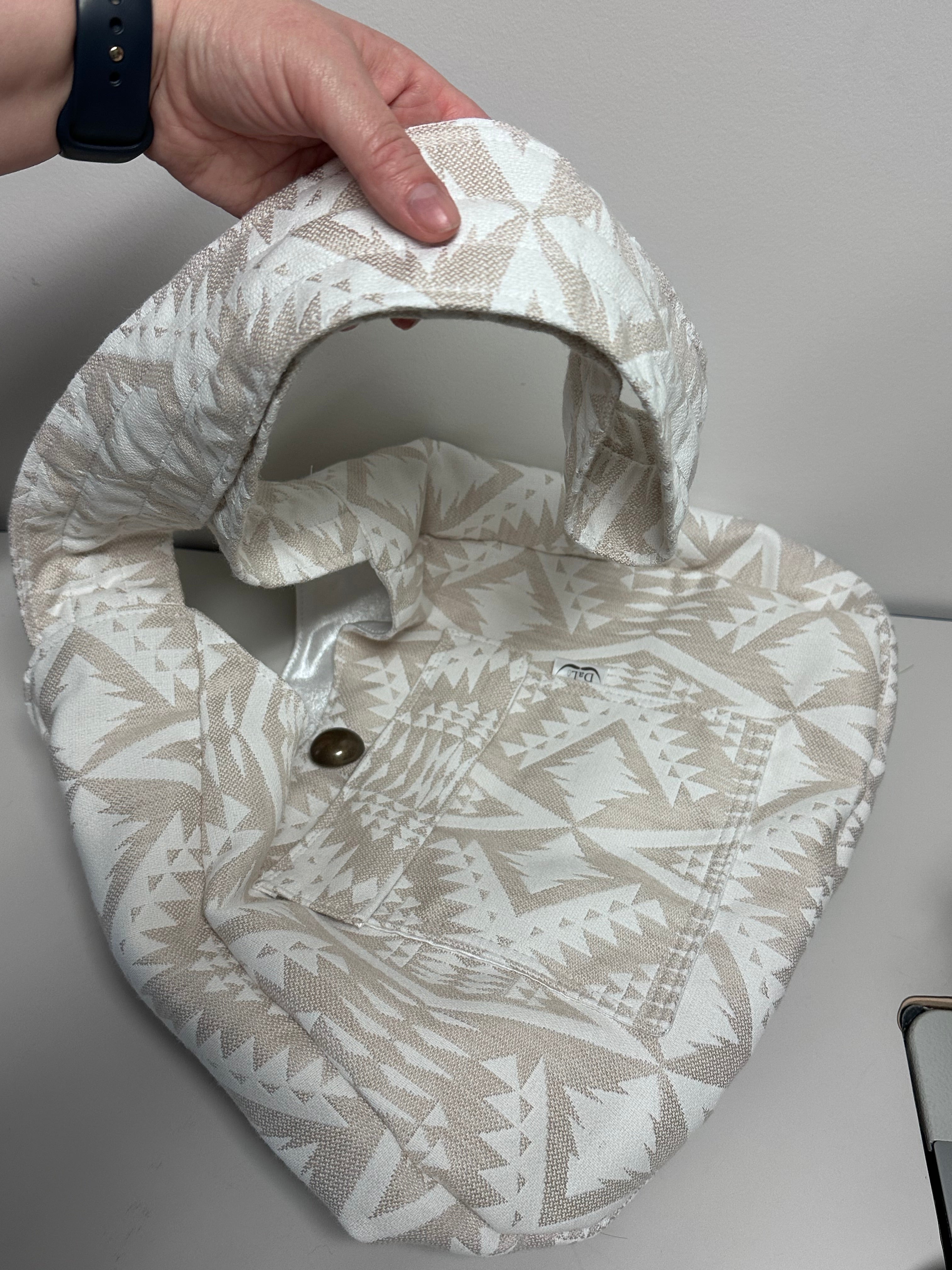 Boho Shoulder Bag – Handmade Fabric Tote