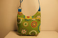 Sunset Stripe Crossbody Bag – Handmade Waterproof Canvas Purse