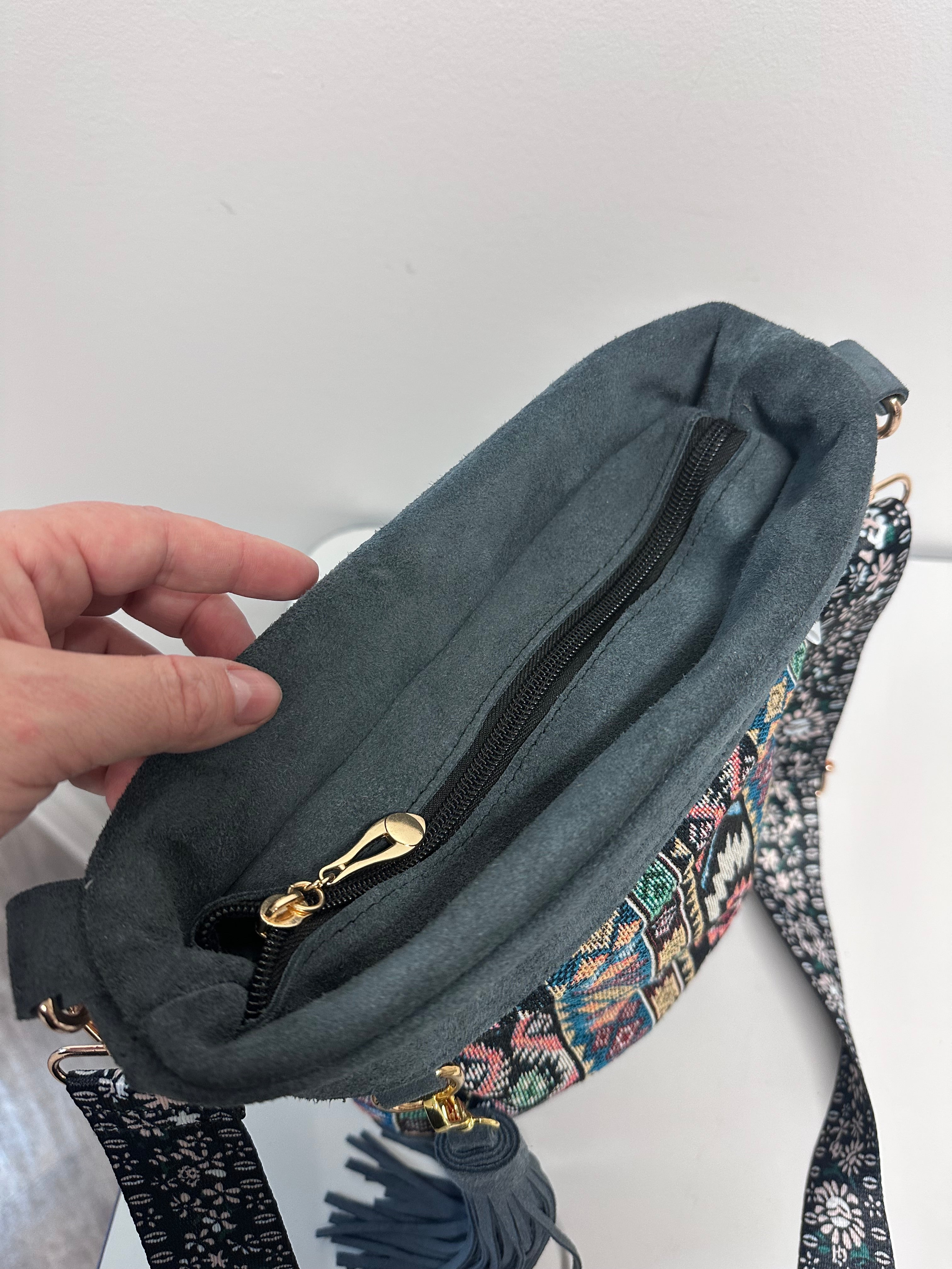 Boho Foldover Crossbody Bag