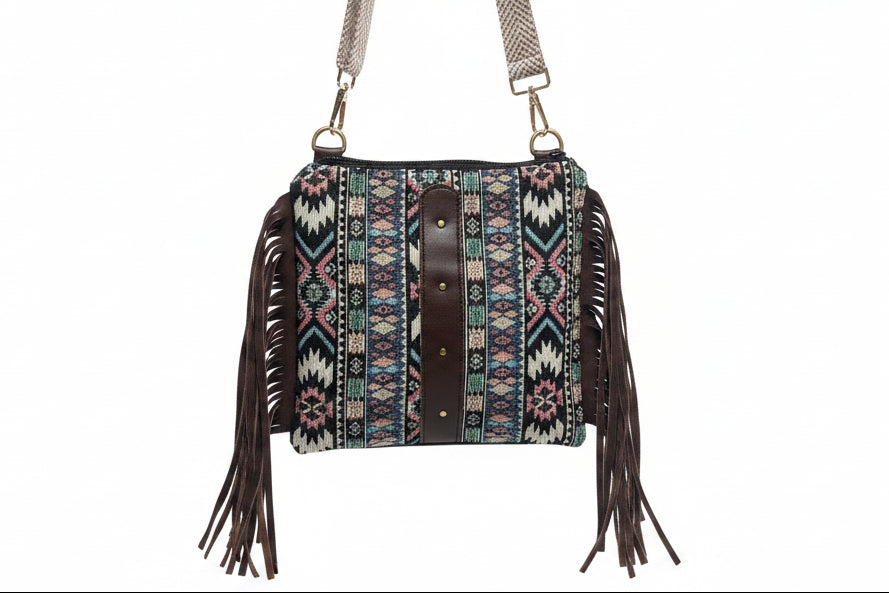 Boho Fringe Crossbody Bag