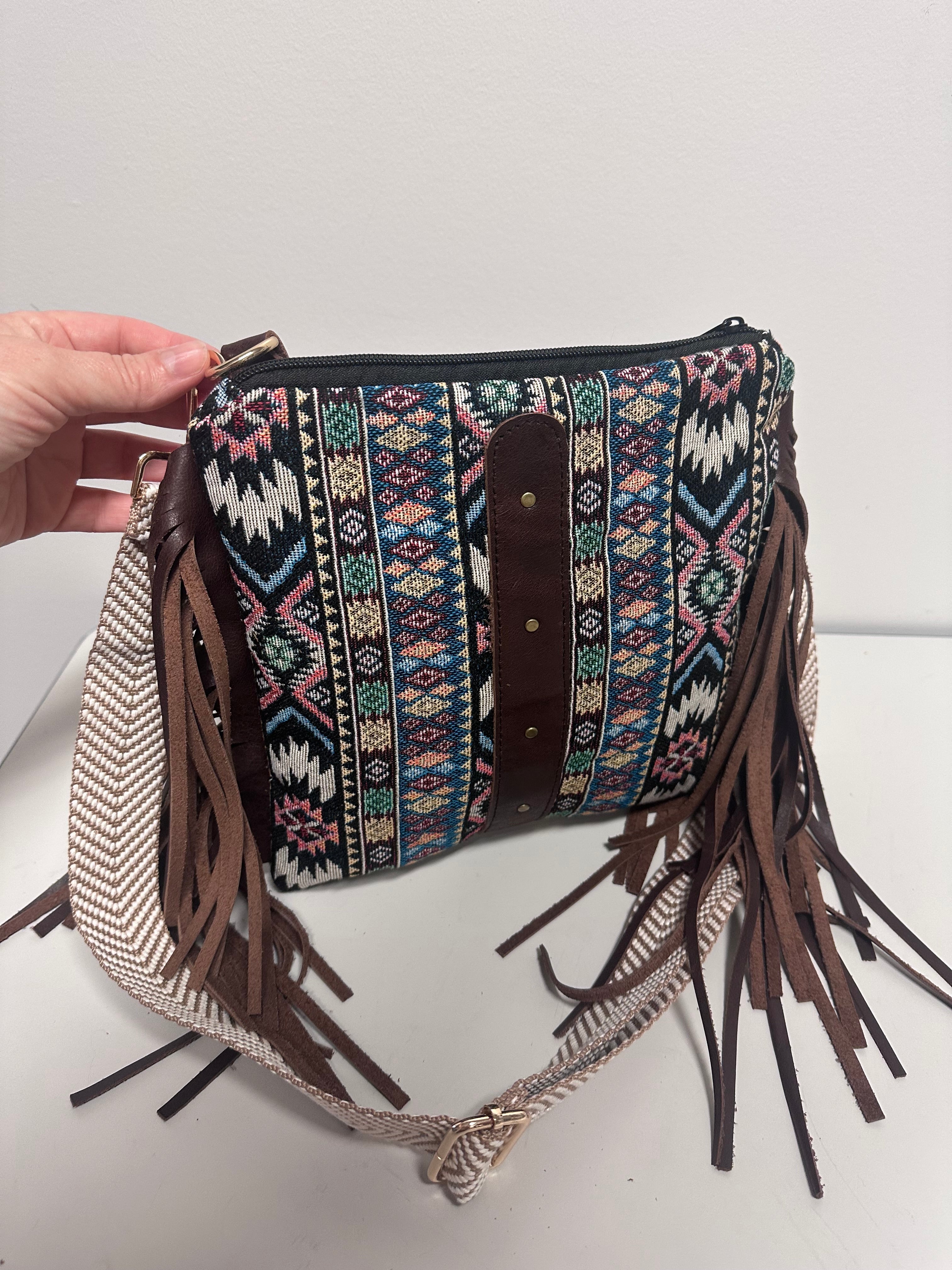 Boho Fringe Crossbody Bag