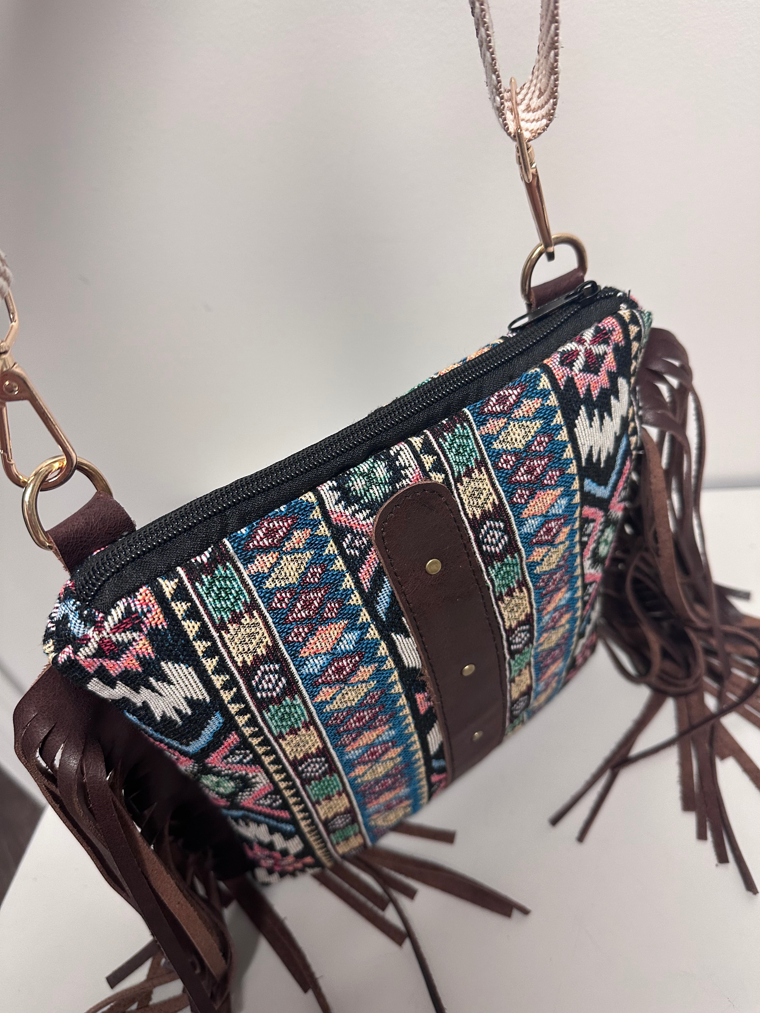 Boho Fringe Crossbody Bag