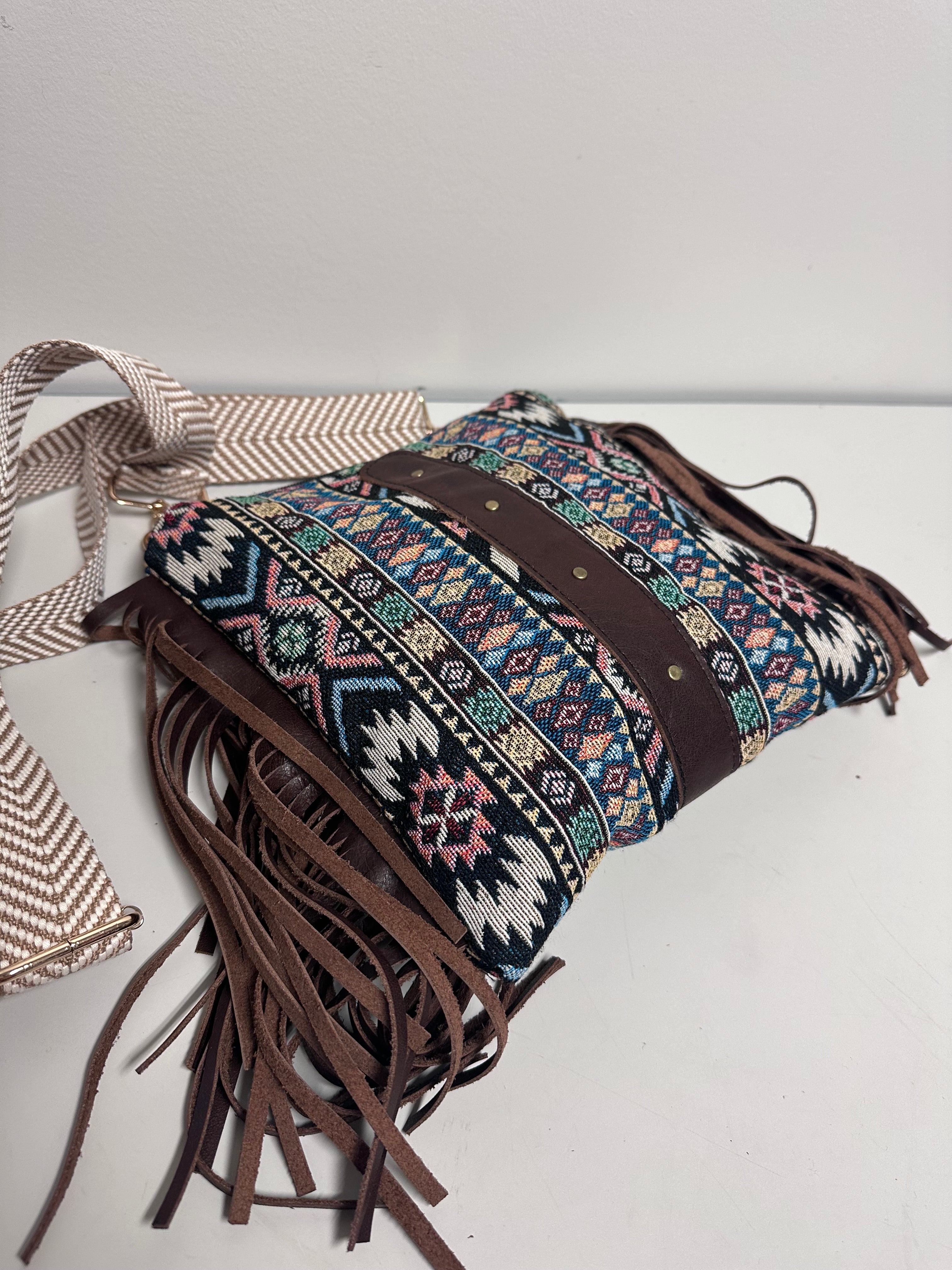 Boho Fringe Crossbody Bag