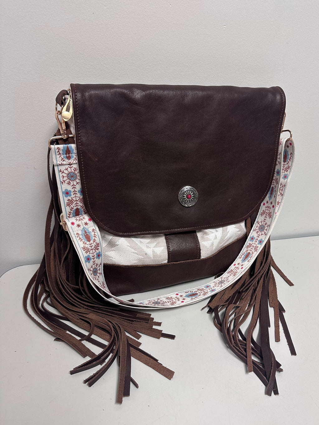 DaLi Prairie Fringe Crossbody Bag