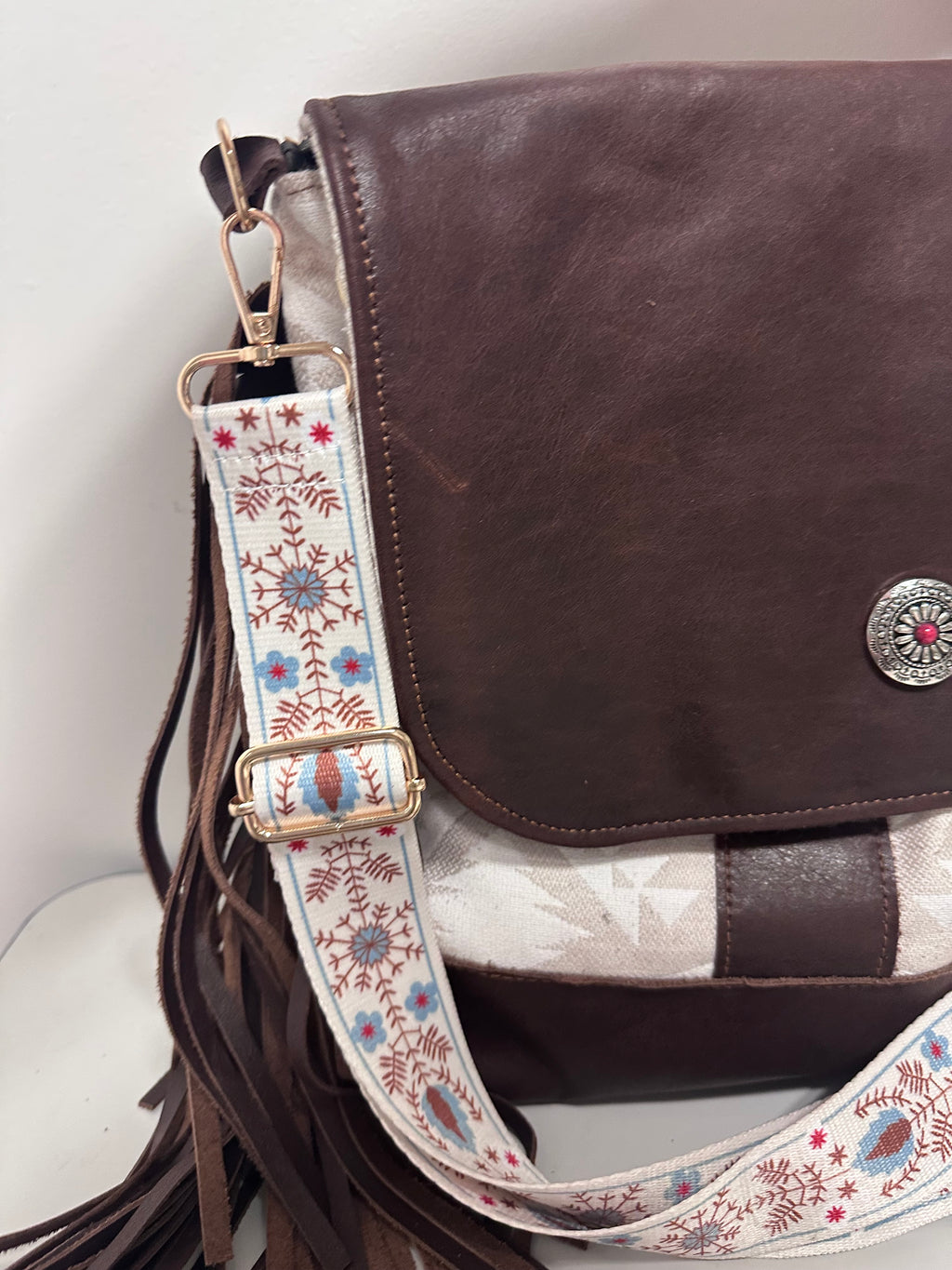 DaLi Prairie Fringe Crossbody Bag