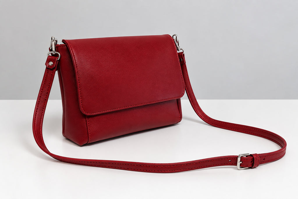 Bordeaux Classic Flap Shoulder Bag