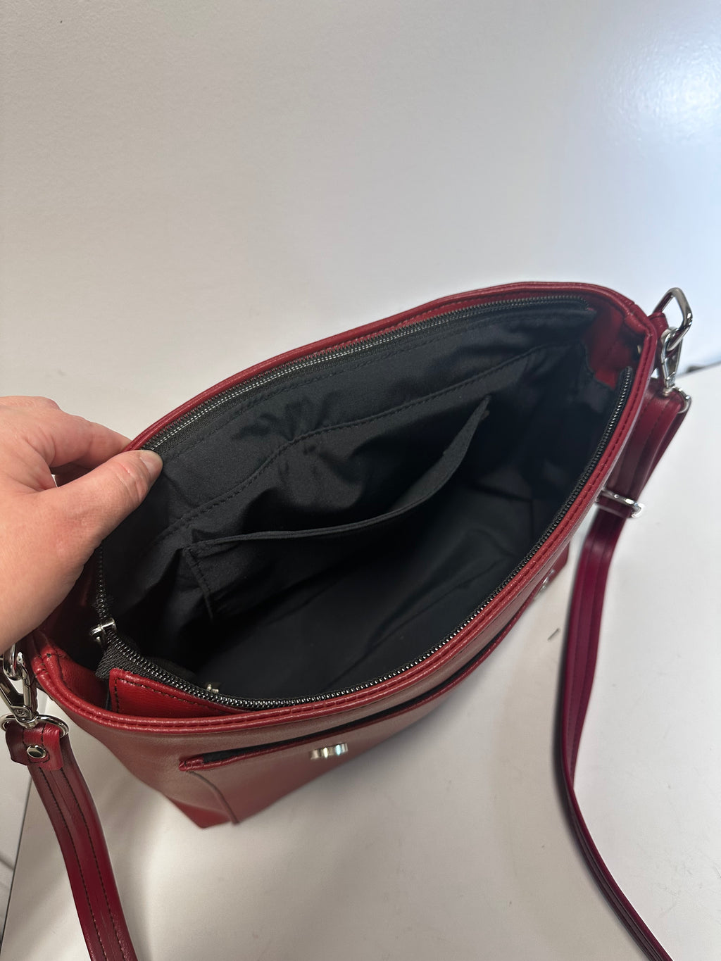 Bordeaux Classic Flap Shoulder Bag