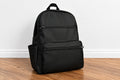 Metro Black Laptop Backpack – Large Faux Leather Backpack
