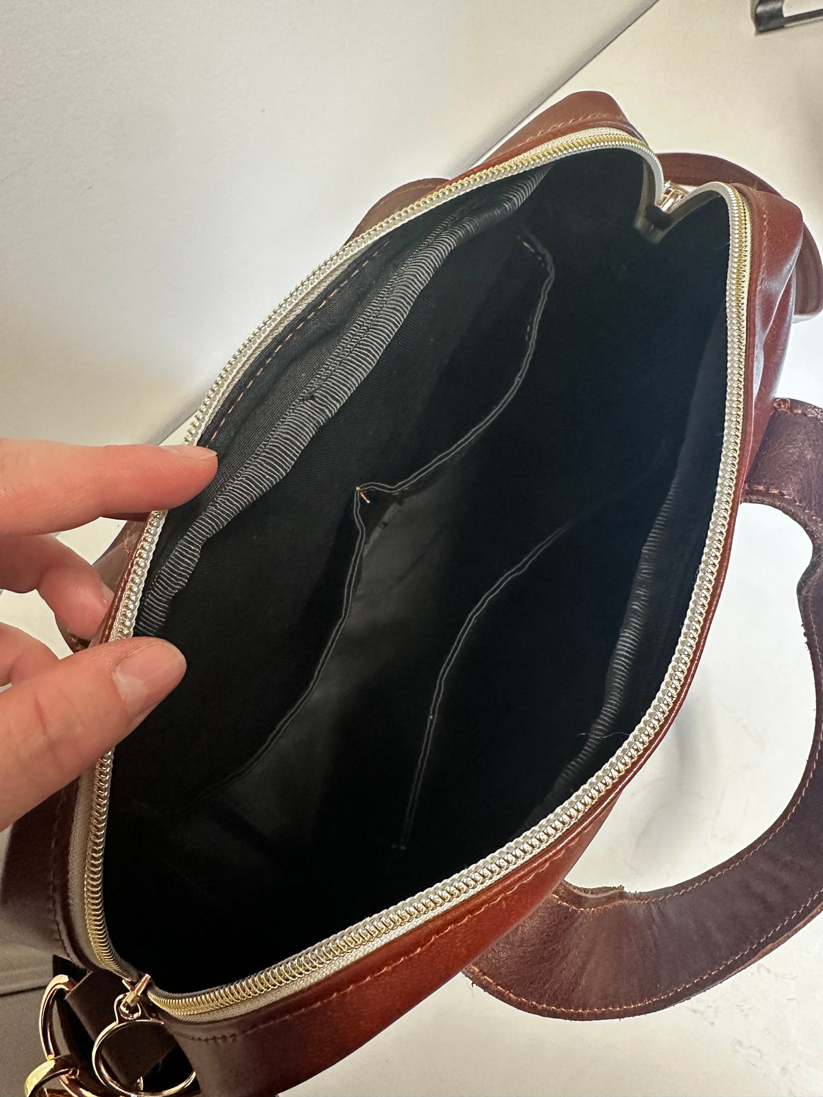 Classic Brown Handbag