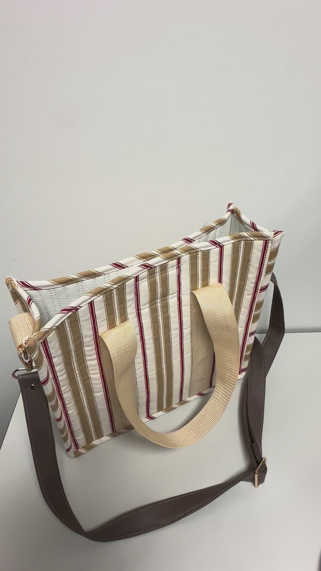 Handmade Quilted Tote Bag One of a Kind Everyday Bag